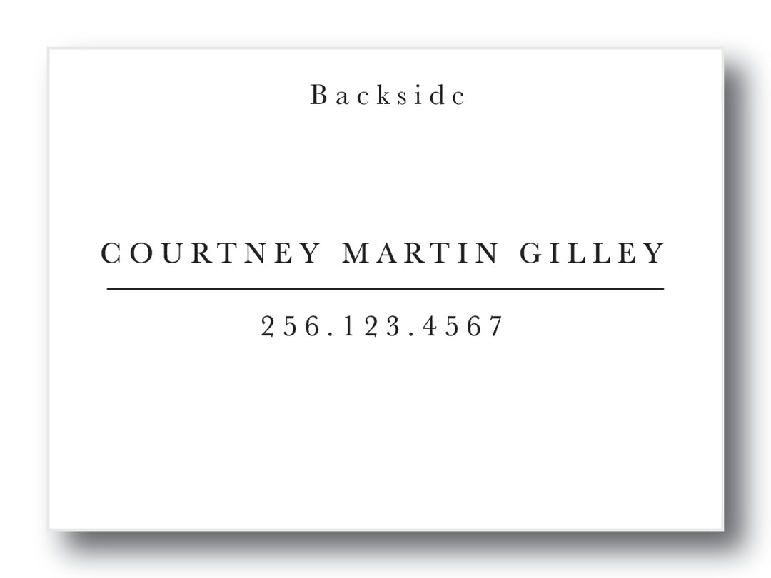 The Courtney Laminated Bag Tag