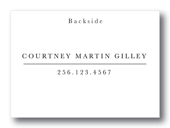 The Courtney Laminated Bag Tag