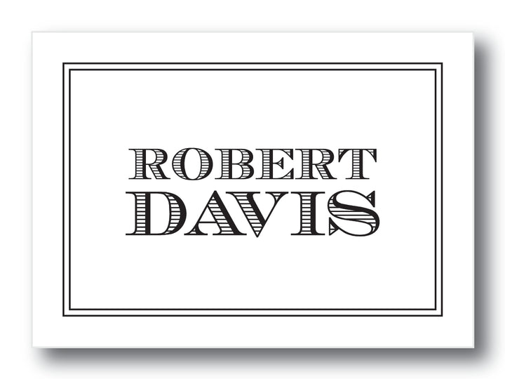 The Robert Laminated Bag Tag