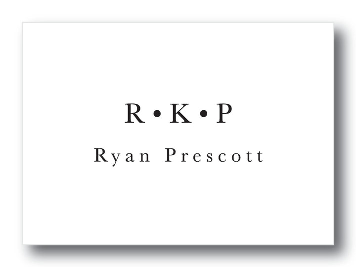 The Ryan Laminated Bag Tag