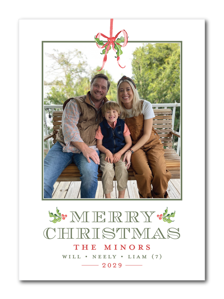 The Minor Christmas Card