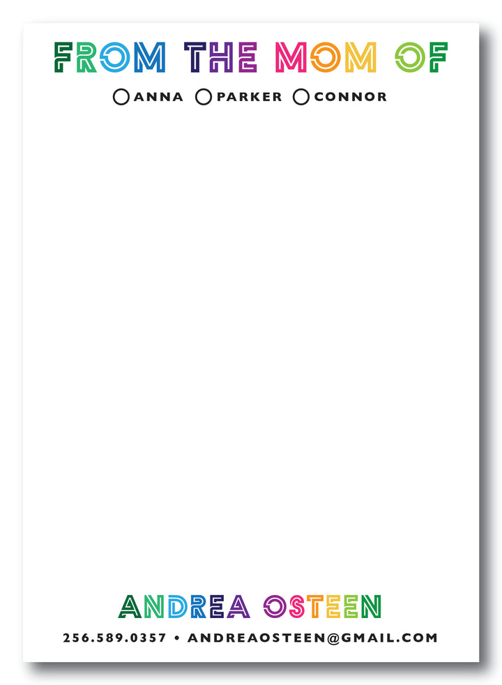 The Andrea II Notepad