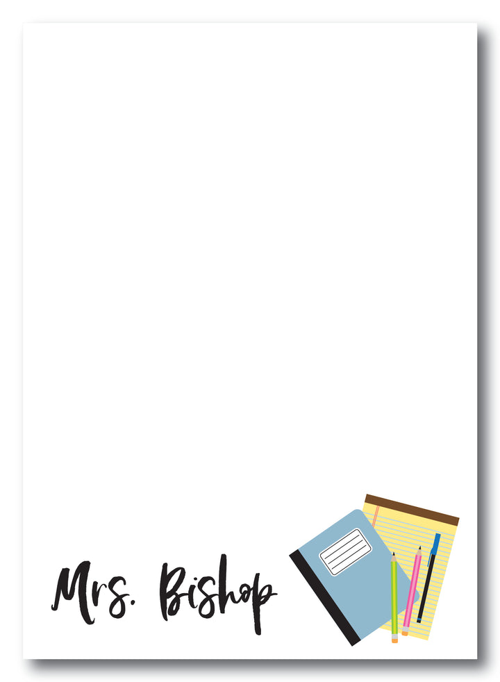 The Mrs. Bishop Notepad