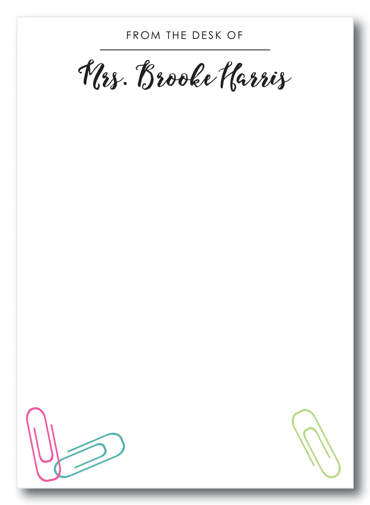 The Mrs. Harris Notepad