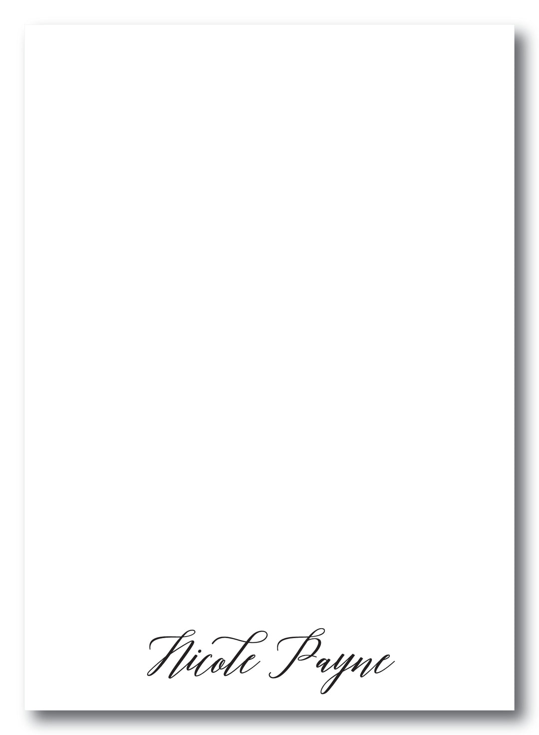 The Nicole Notepad