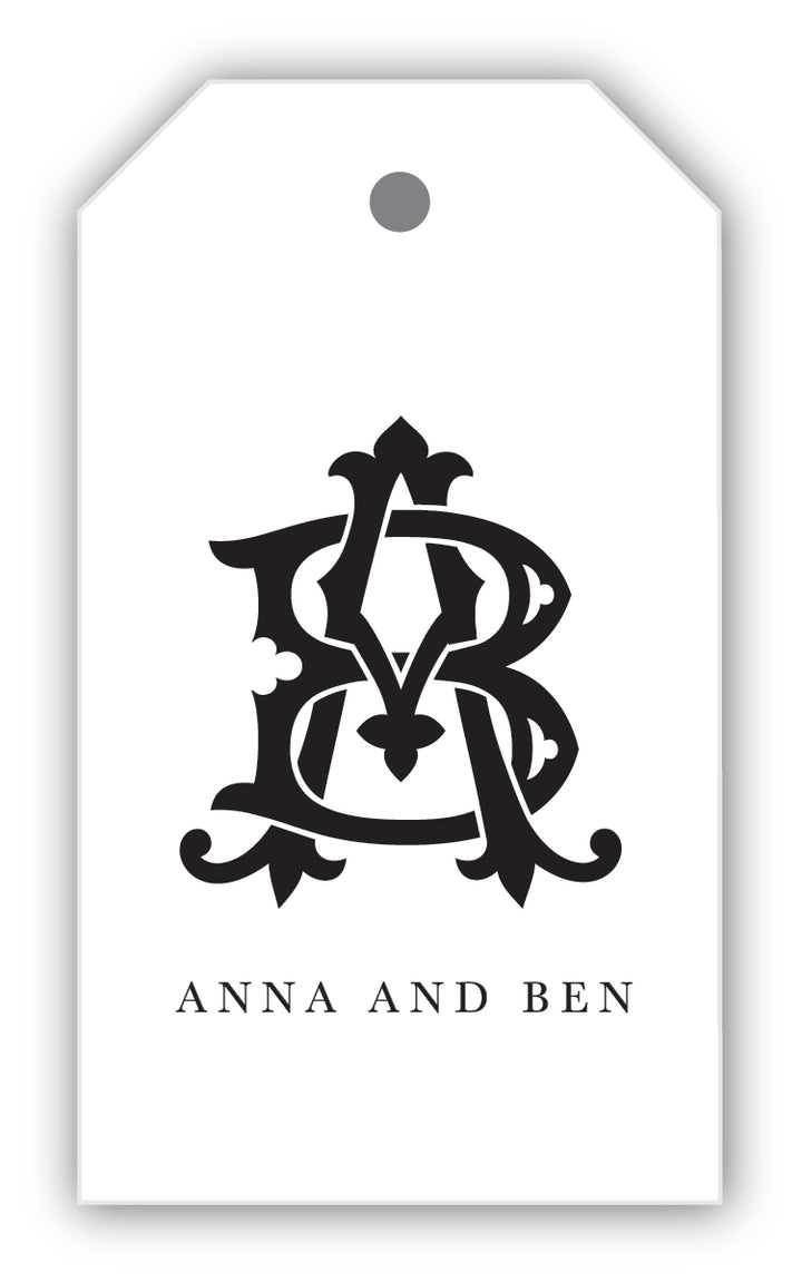 The Chic Monogram Gift Tag