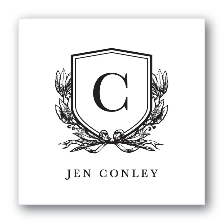 The Block Single Initial Sticker
