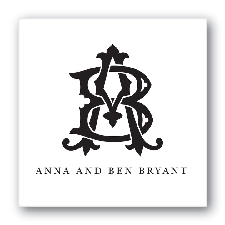 The Chic Monogram Sticker