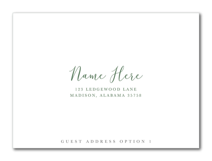 The Pine Needle Christmas Party Invitation