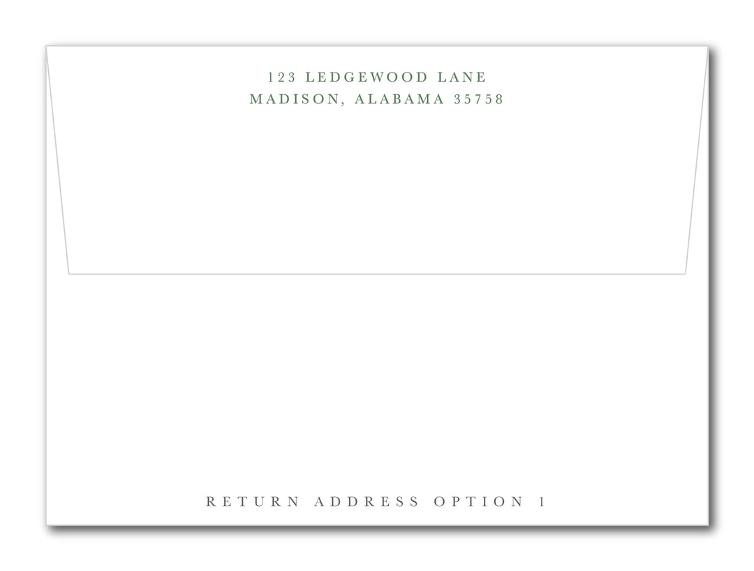 The Pine Needle Christmas Party Invitation