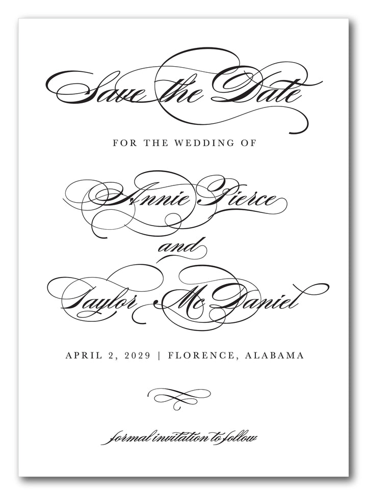 The Annie Save The Date