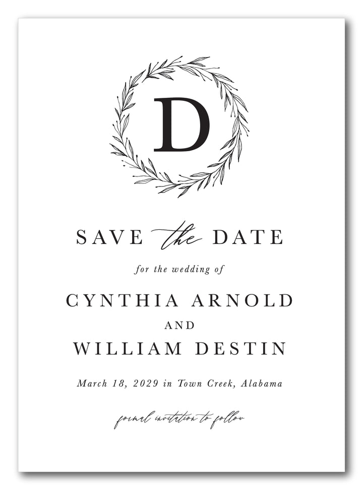 The Cynthia Save The Date