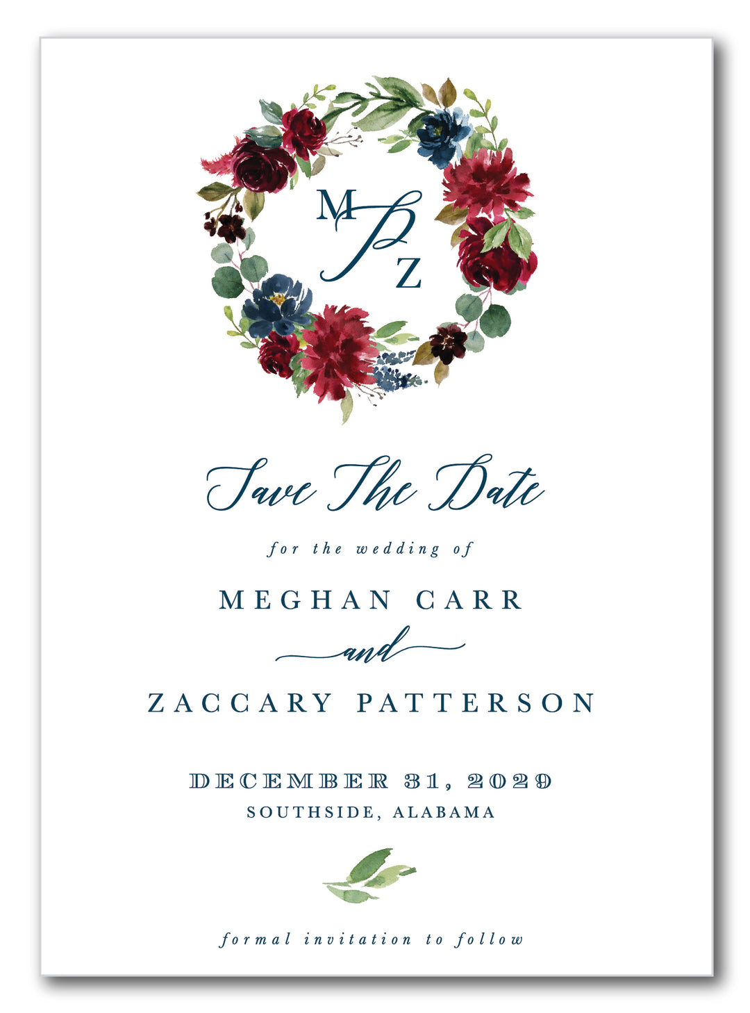 The Meghan Save The Date