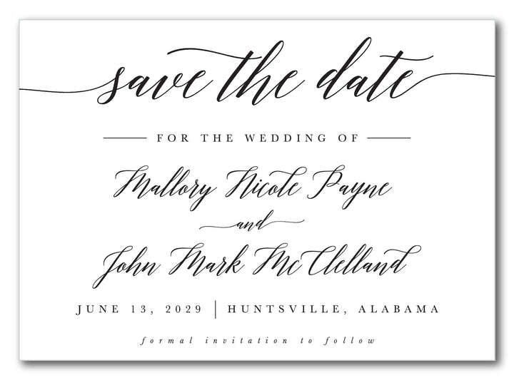 The Nicole II Save The Date