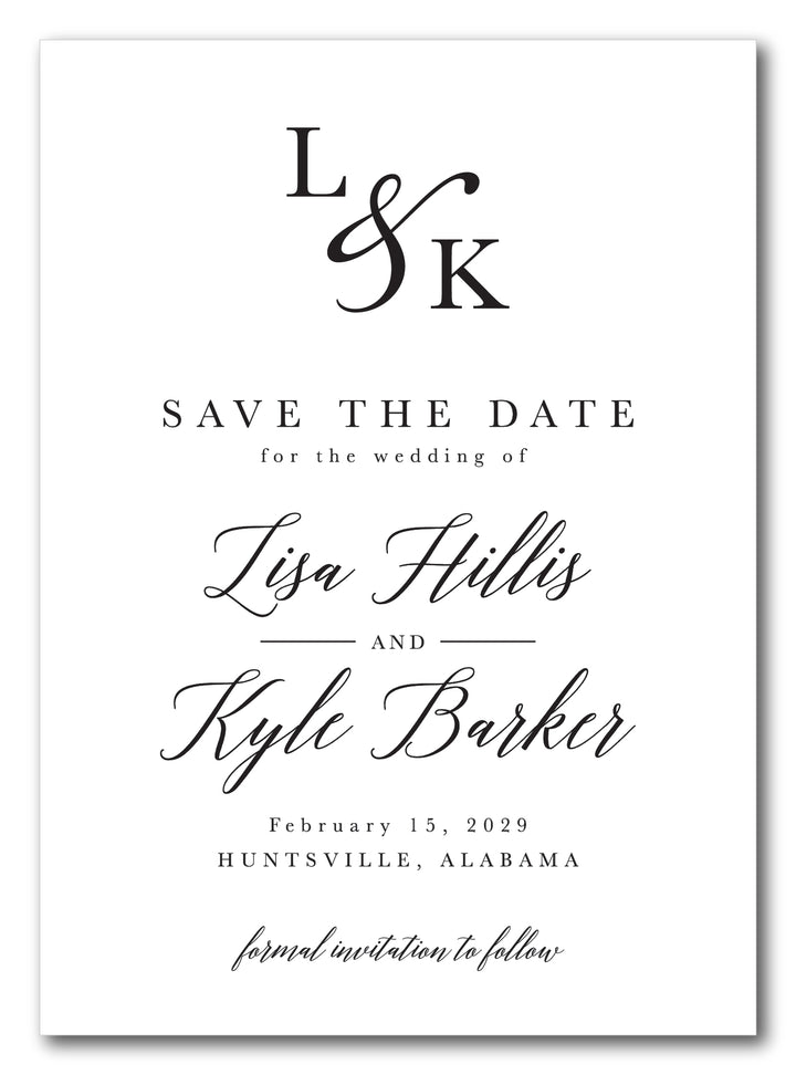 The Lisa Save The Date