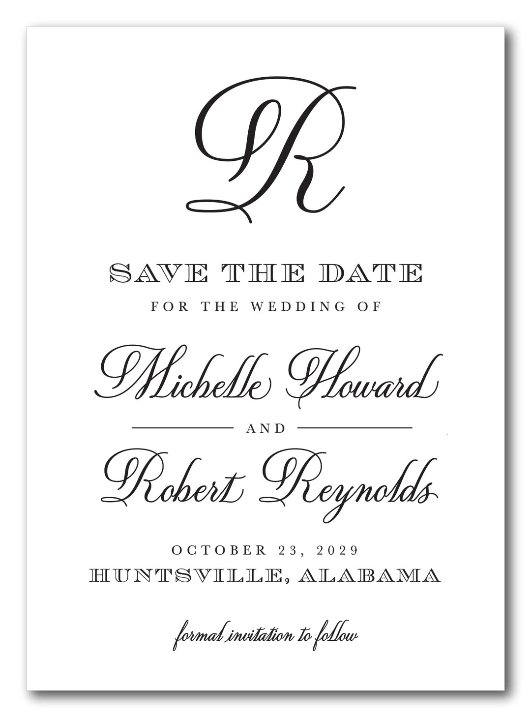 The Michelle Save The Date