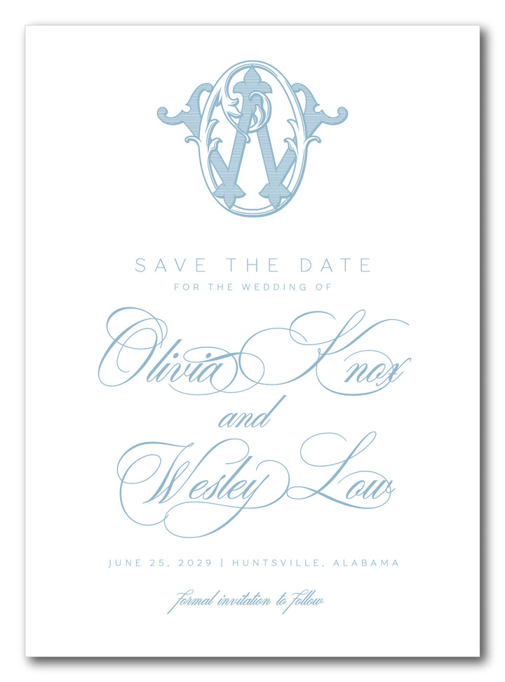 The Olivia III Save The Date