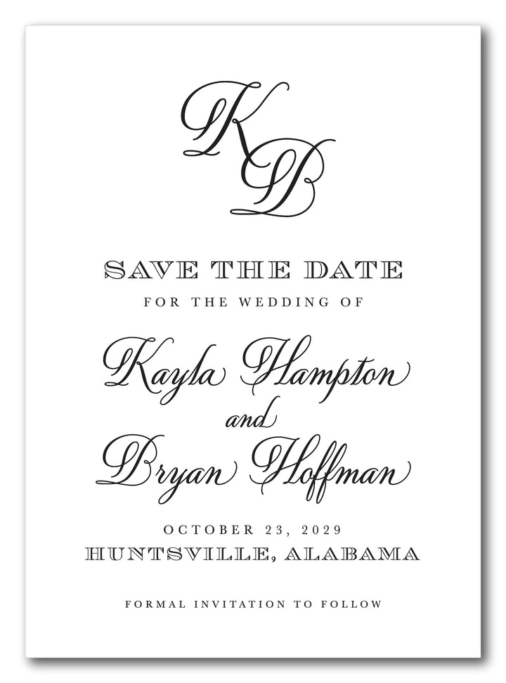 The Kayla Save The Date