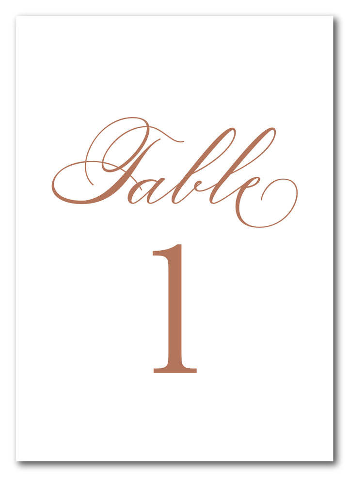 The Leah Table Number