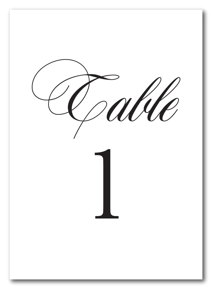 The Madison Table Number