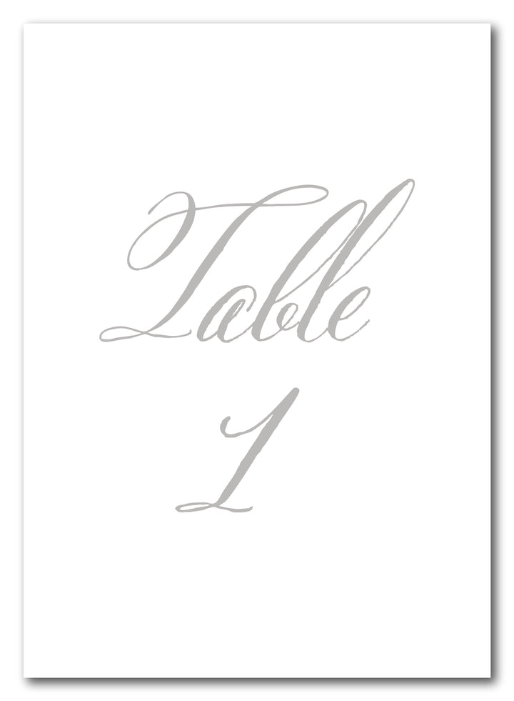 The Caroline Table Number