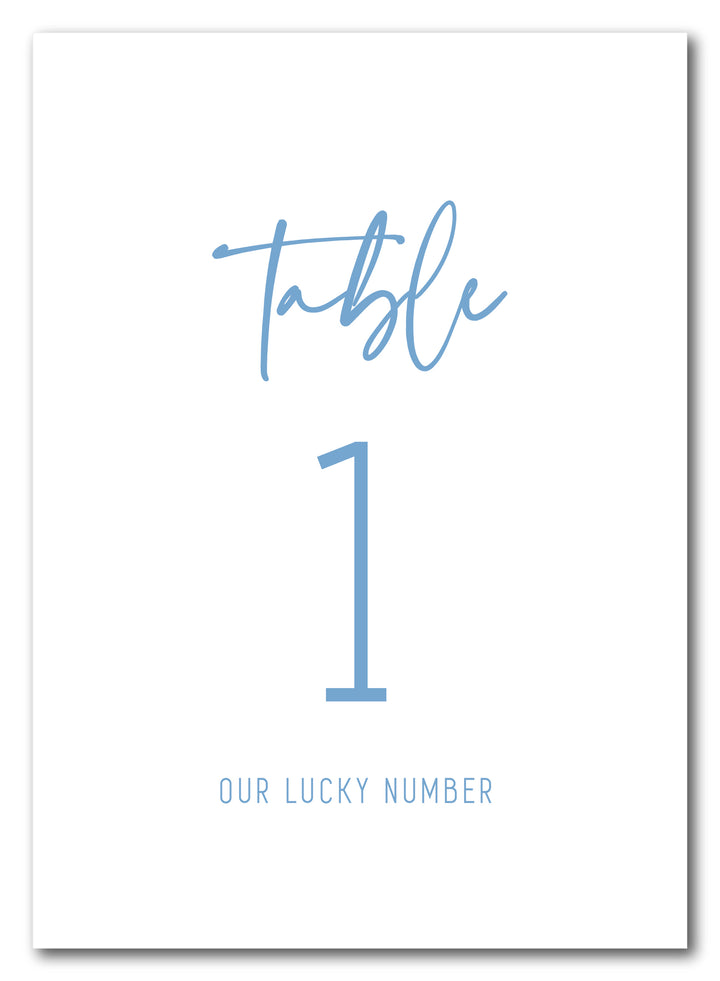 The Megan II Table Number