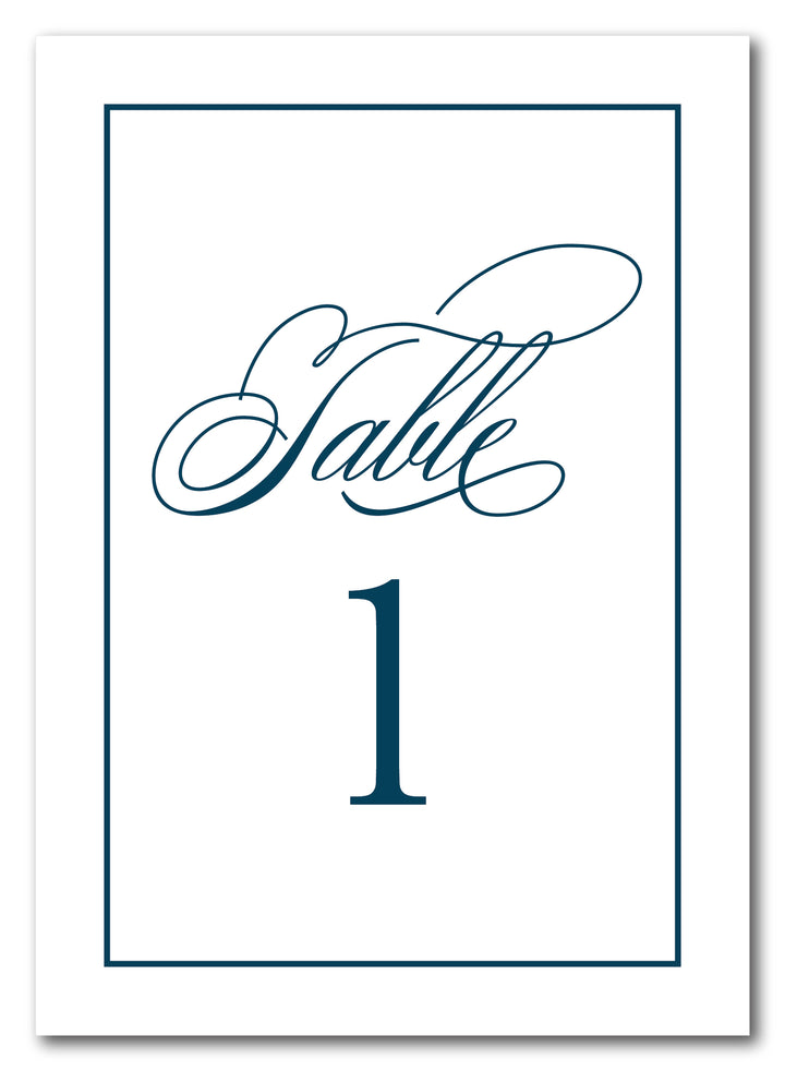 The Megan Table Number