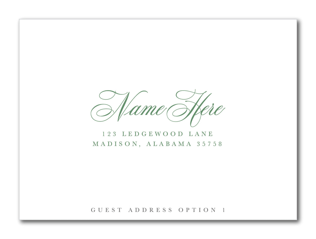 The Green Christmas Card