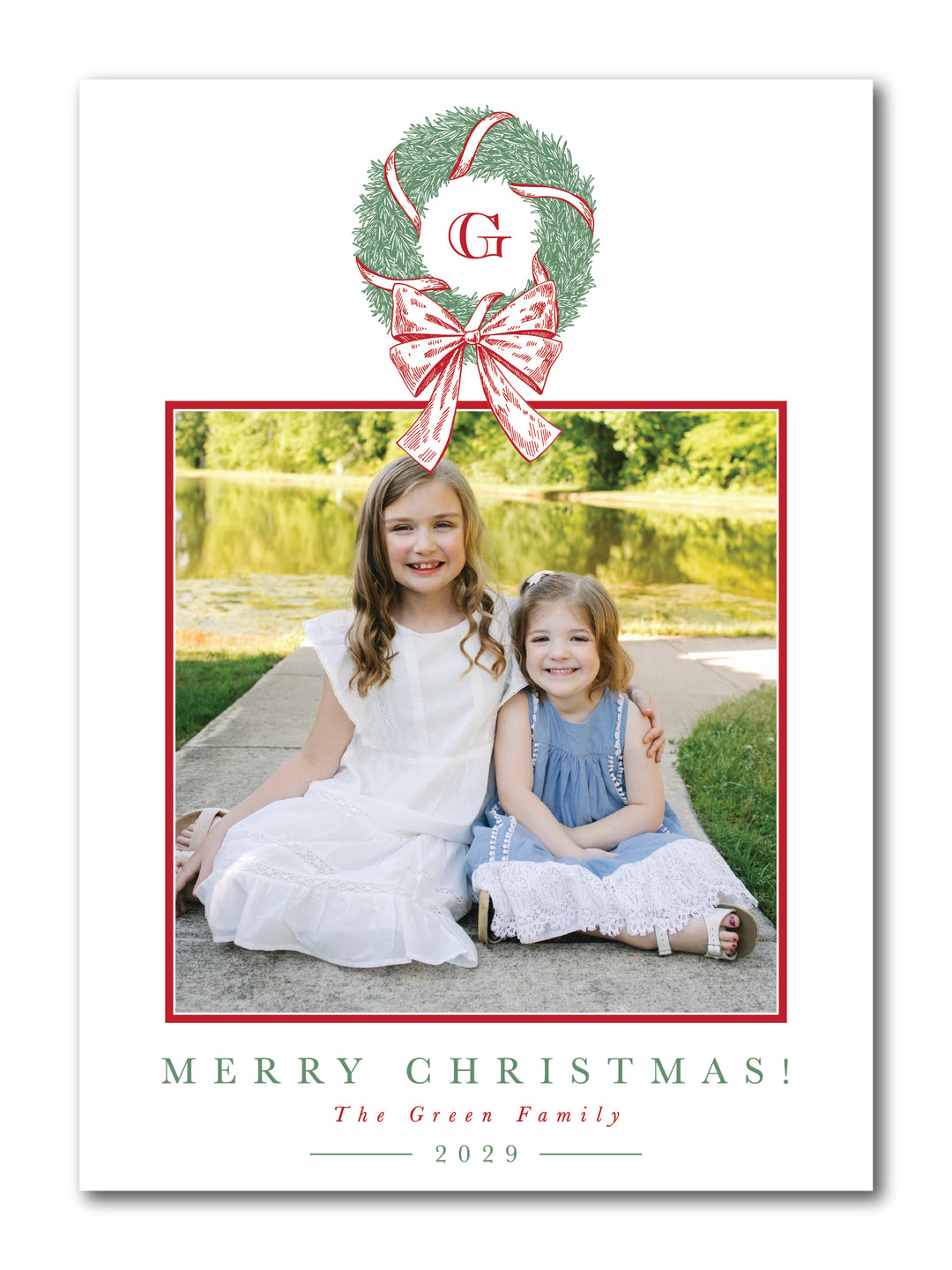 The Green Christmas Card