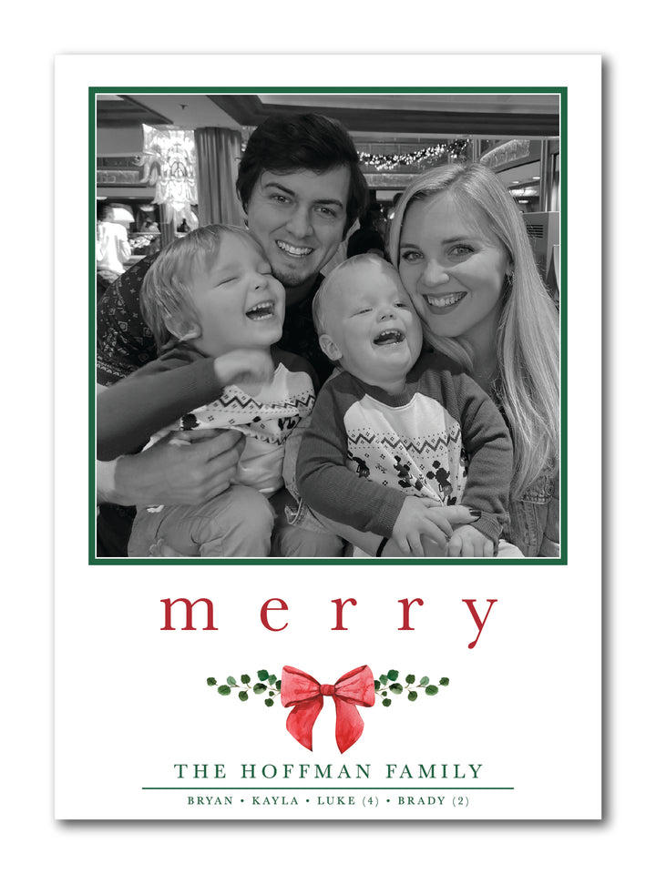 The Hoffmans Christmas Card