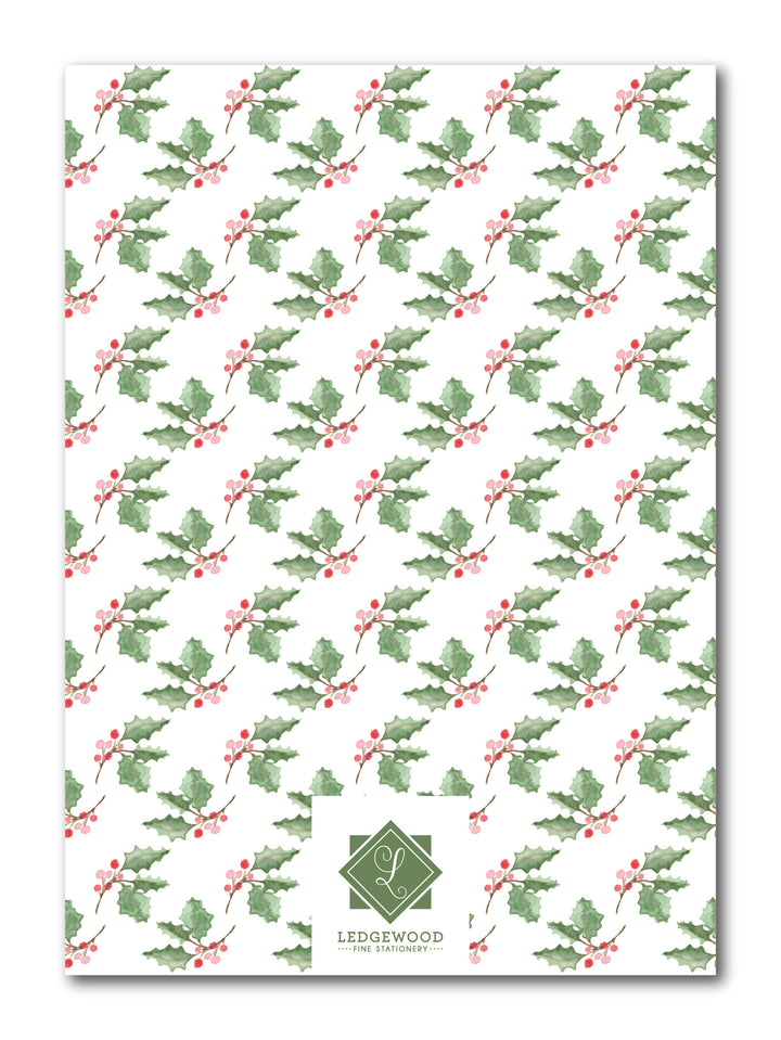The Holly Christmas Card