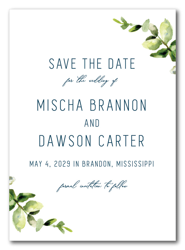 The Mischa Save The Date