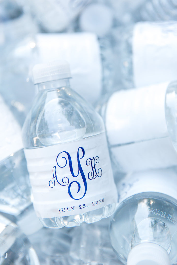 The Caroline Water Bottle Label