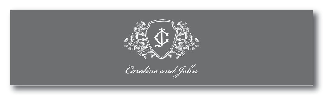 The Caroline Water Bottle Label