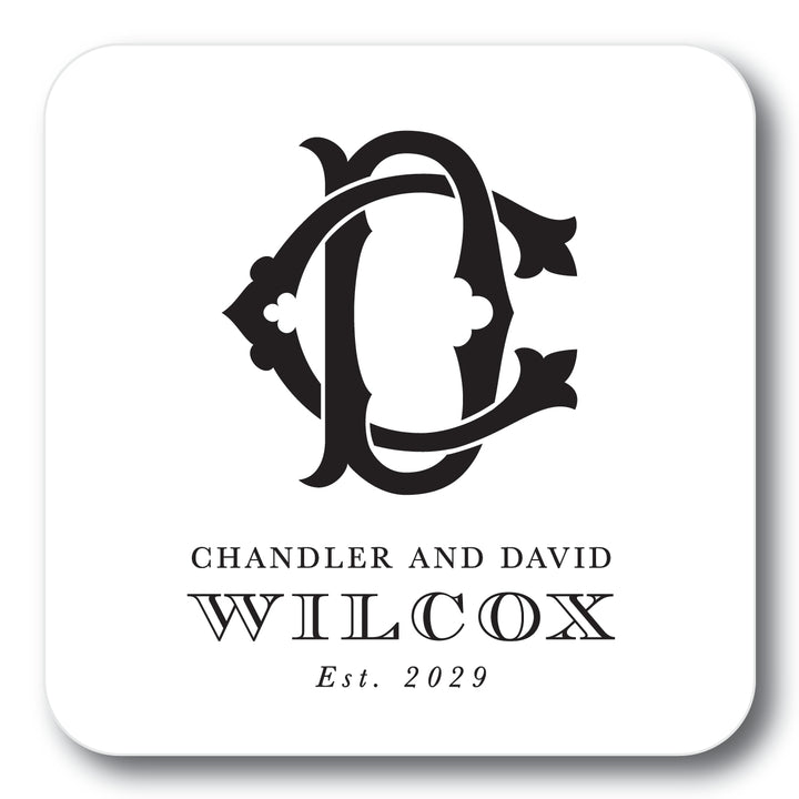The Chandler Wedding Coaster