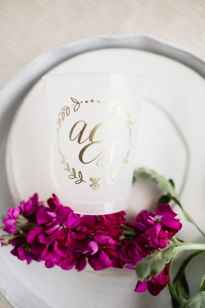 Vertical Block Initial Shatterproof Cup