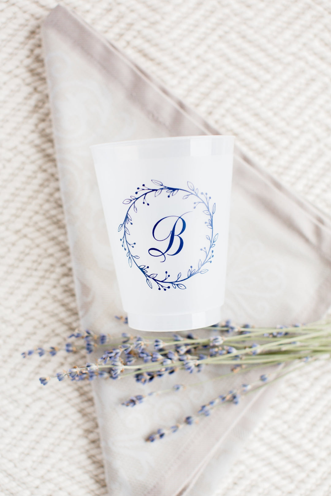 Vertical Block Initial Shatterproof Cup