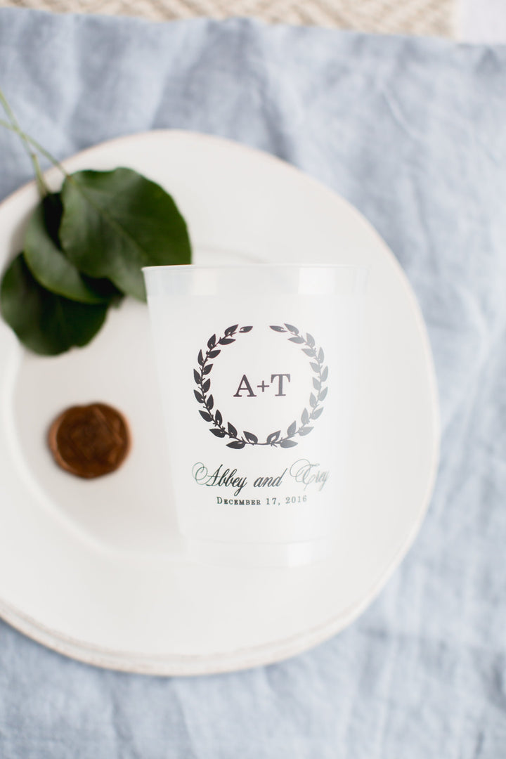 Vertical Block Initial Shatterproof Cup